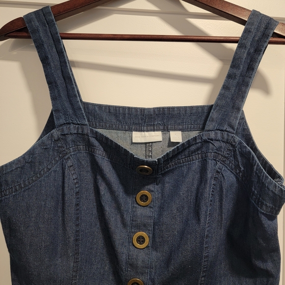 New York & Company Dark Blue Denim Apparel - Picture 2 of 9